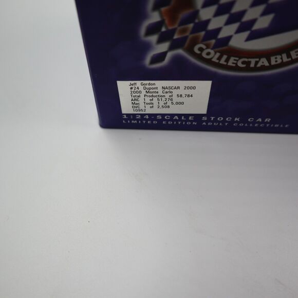 Jeff Gordon/#24 ACTION Dupont 2000 Monte Carlo Stock Car 1:24 Scale Nascar - Picture 6 of 6